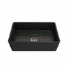 Bocchi Classico Farmhouse Apron Front Fireclay 30 in. Single Bowl Kitchen Sink in Matte Dark Gray 1138-020-0120